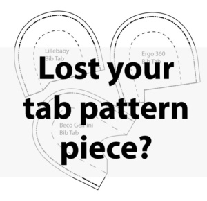 Replacment Baby carrier Bib pattern piece Lillebaby Beco Gemini Ergo 360