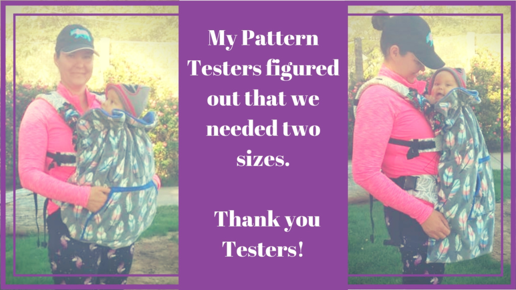 Sew your own UnderCover Universal All-Weather Cover Babywearing, Strollers, and Car Seats. #PDFPattern #Sewing #StrollerBlanket