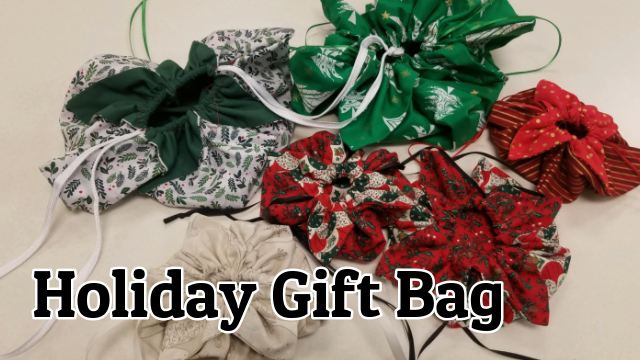 How to Sew Your Own Holiday Gift Bag