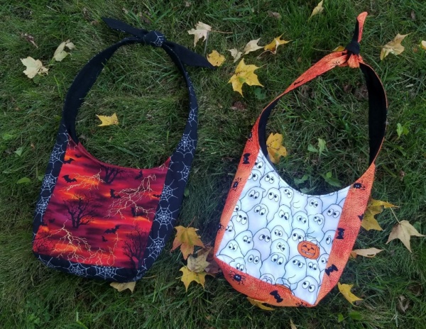 Easy Sew Trick Or Treat Bag #Halloween #BeginnerSewing #TreatBag