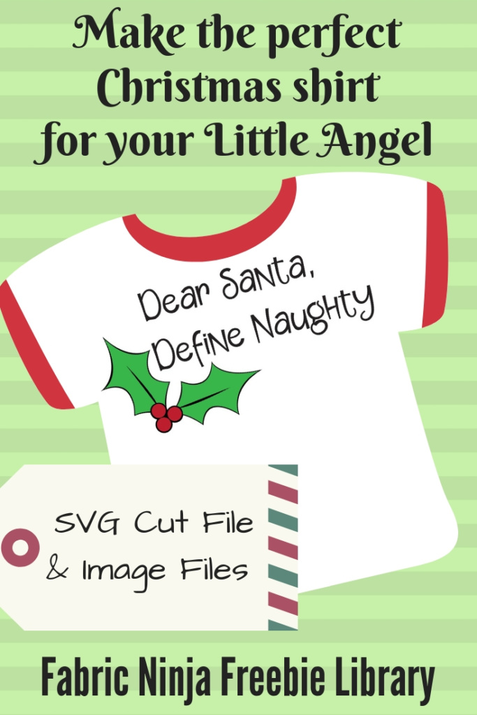 DIY Kids Christmas Shirt Dear Santa, Define Naughty #SVG #ChristmasShirt #CricutHoliday