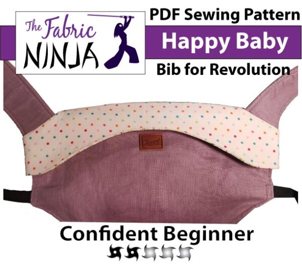 Happy Baby Bib for Revolution Carrier - Sewing Pattern