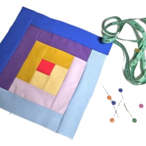 Log Cabin Quilt Block SVG Files - 10 sizes