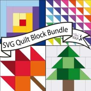 SVG Quilting Bundle - 3 Quilt Blocks and HST Building Blocks