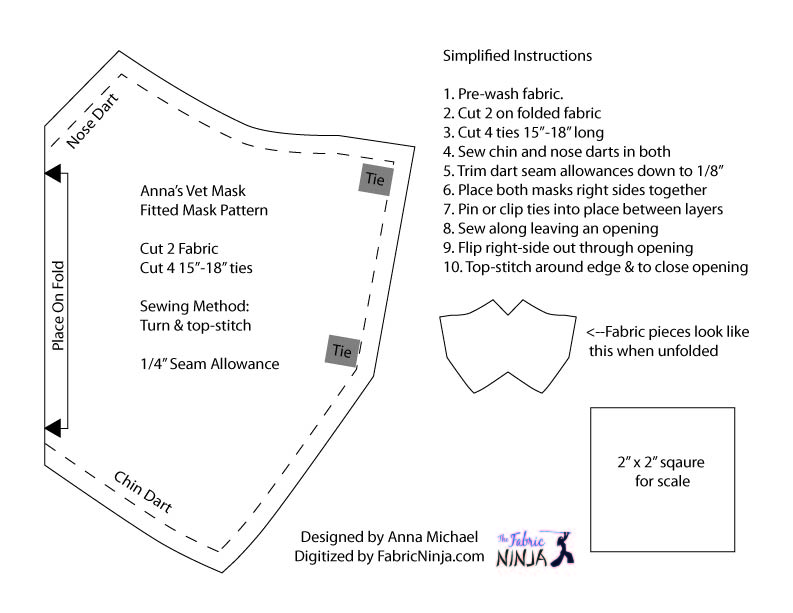 ninja mask template