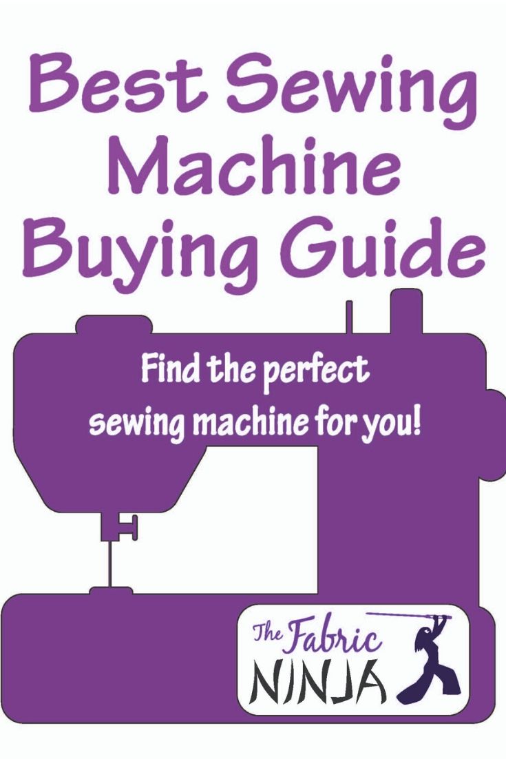 Large purple sewing machine. Sewing Machine Buying Guide. Find the perfect sewing machine for you. The fabric Ninja logo
