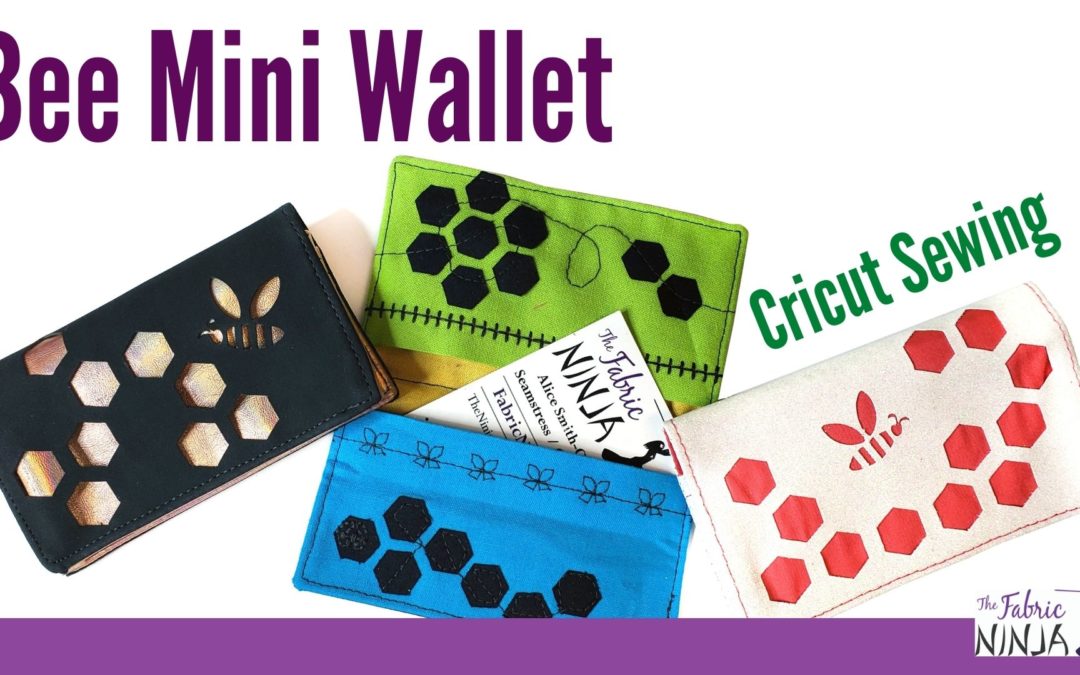 Mini Business Card Wallet with Cut Outs