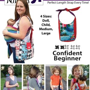 Infinity Tote bag PDF sewing patternin 4 sizes