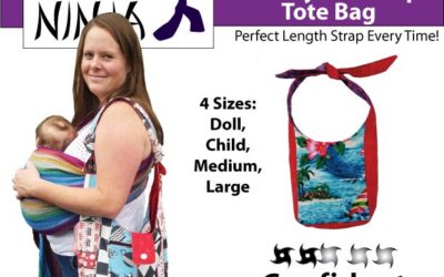 PDF Pattern: Infinity Tie Strap Tote Bag
