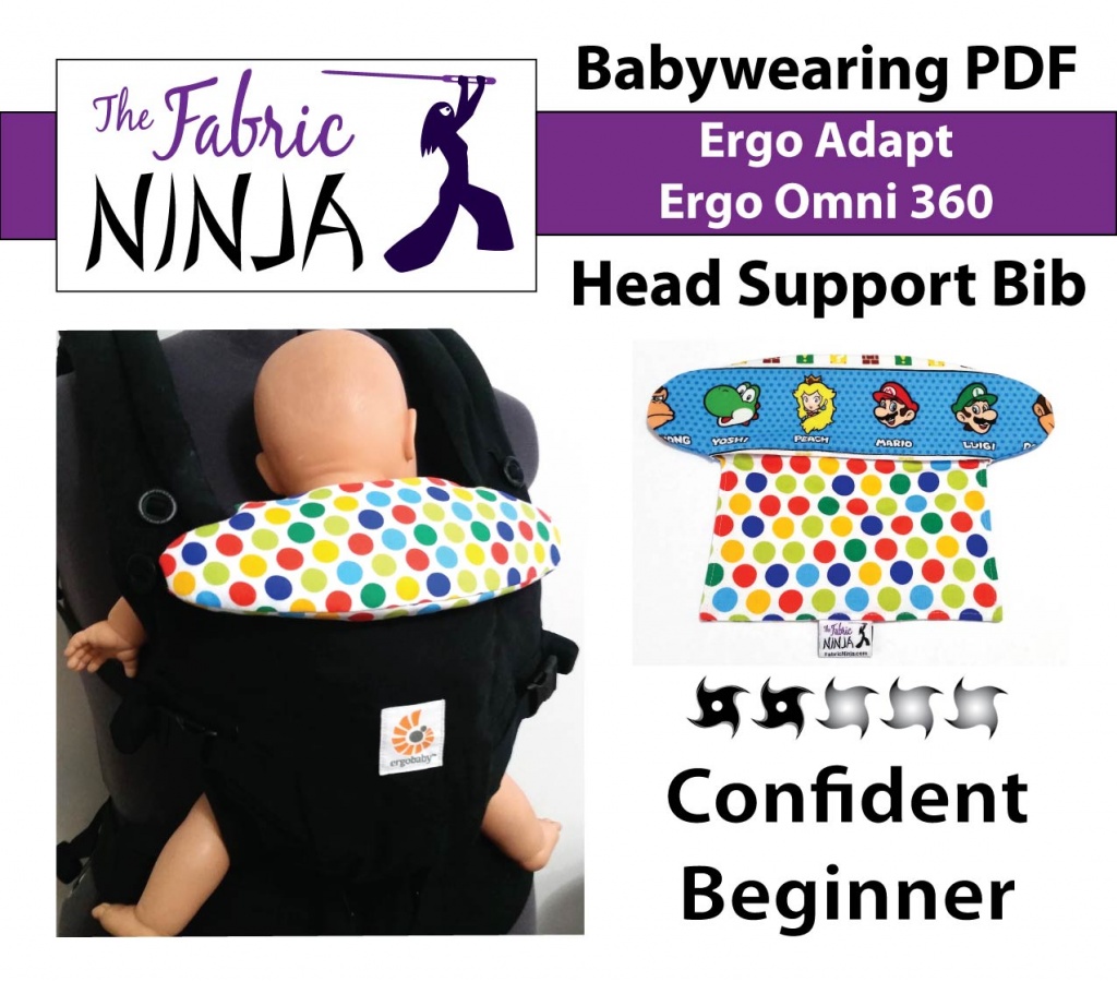 Ergo Adapt & Ergo Omni 360 Bib Sewing Pattern Envelope #Sewing #babywearing #ergo