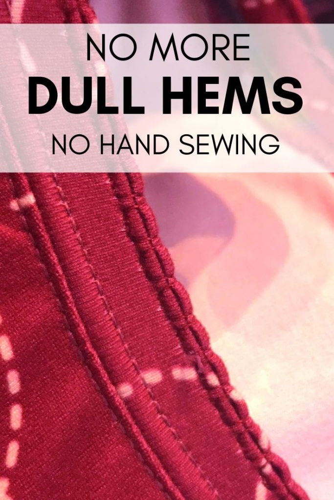 No more dull hems no hand sewing picot edge