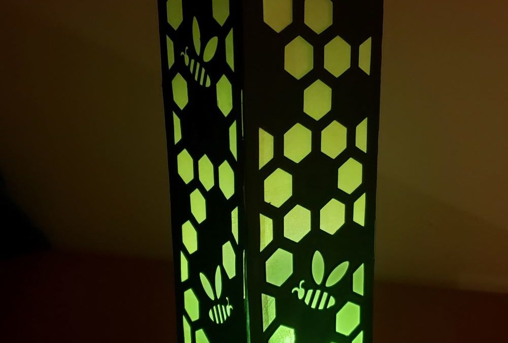 Bee & Honeycomb Paper Lantern